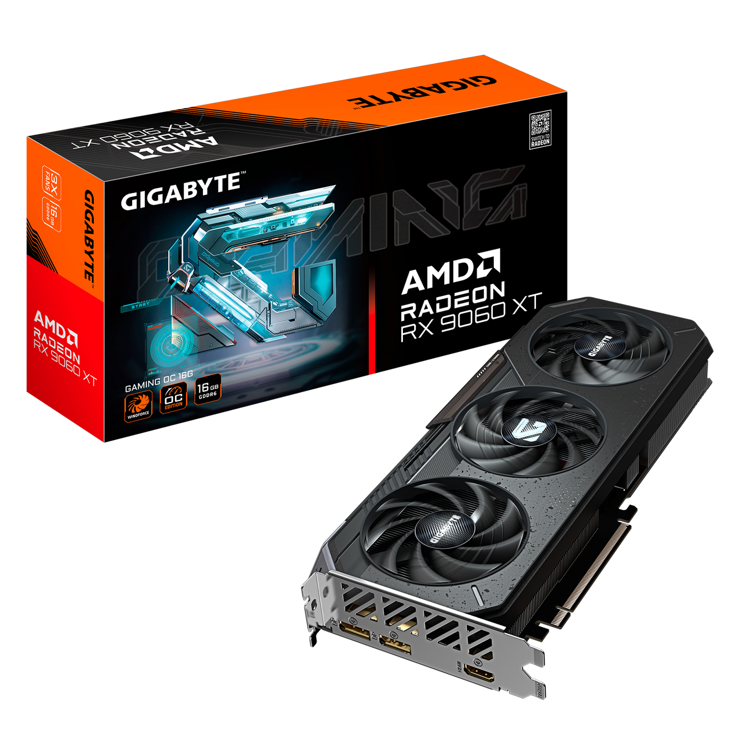 GIGABYTE Radeon™ RX 9060XT GAMING 16G