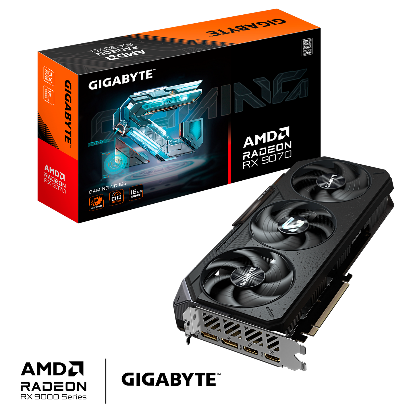 GIGABYTE Radeon™ RX 9070XT GAMING OC 16G