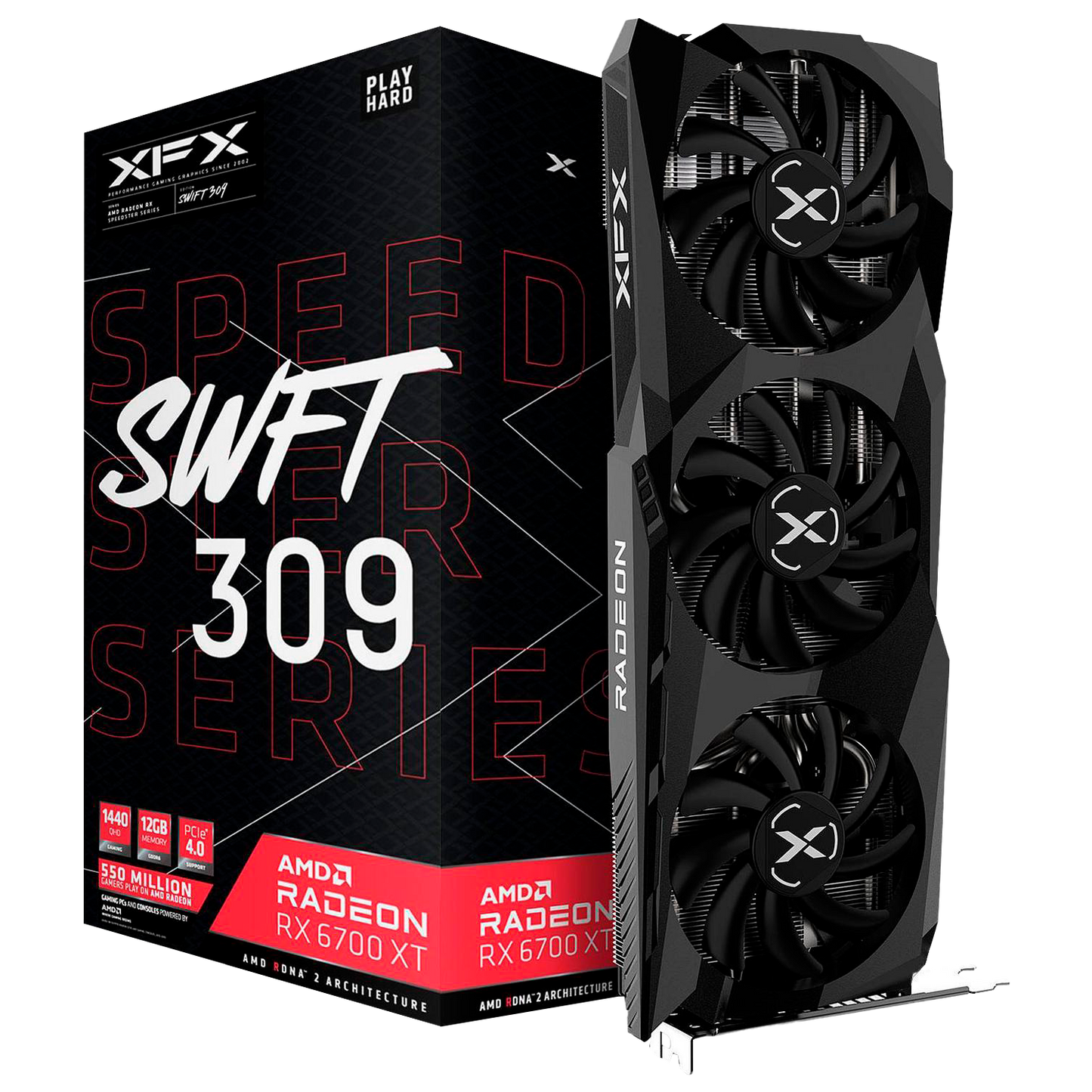 XFX SPEEDSTER SWFT309 RX 6700 XT CORE 12GB GDDR6