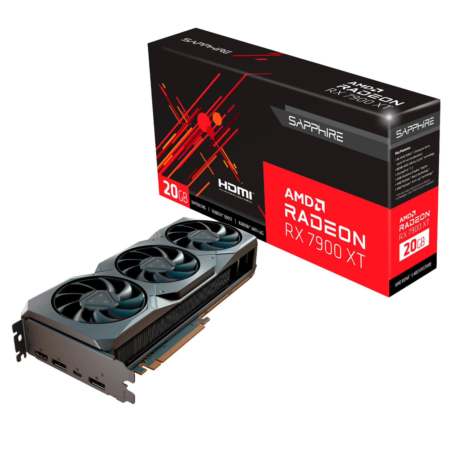 SAPPHIRE Radeon RX 7900 XT 20GB GDDR6