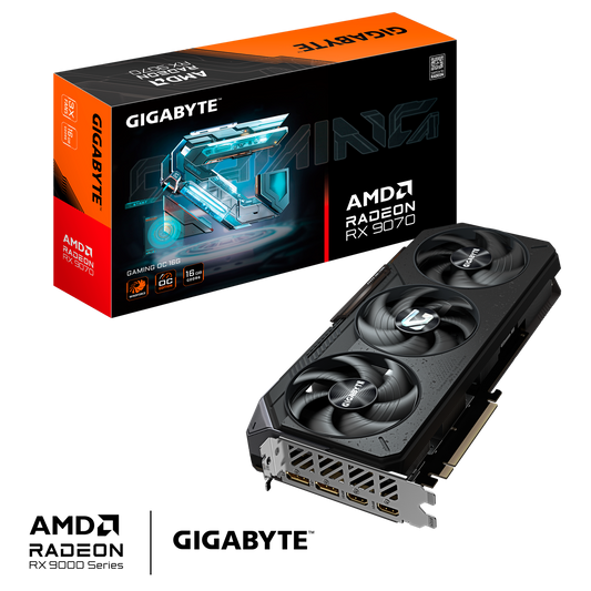 GIGABYTE Radeon™ RX 9070 GAMING OC 16G