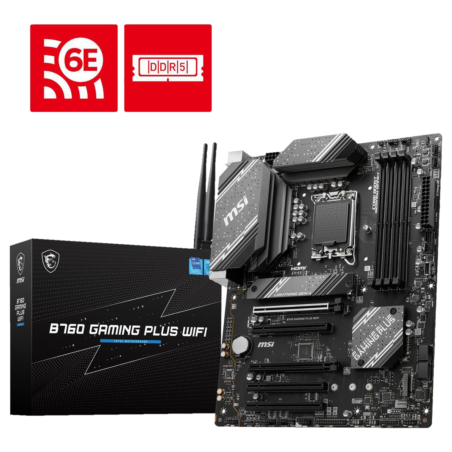 MSI B760 GAMING PLUS WIFI LGA 1700 DDR5