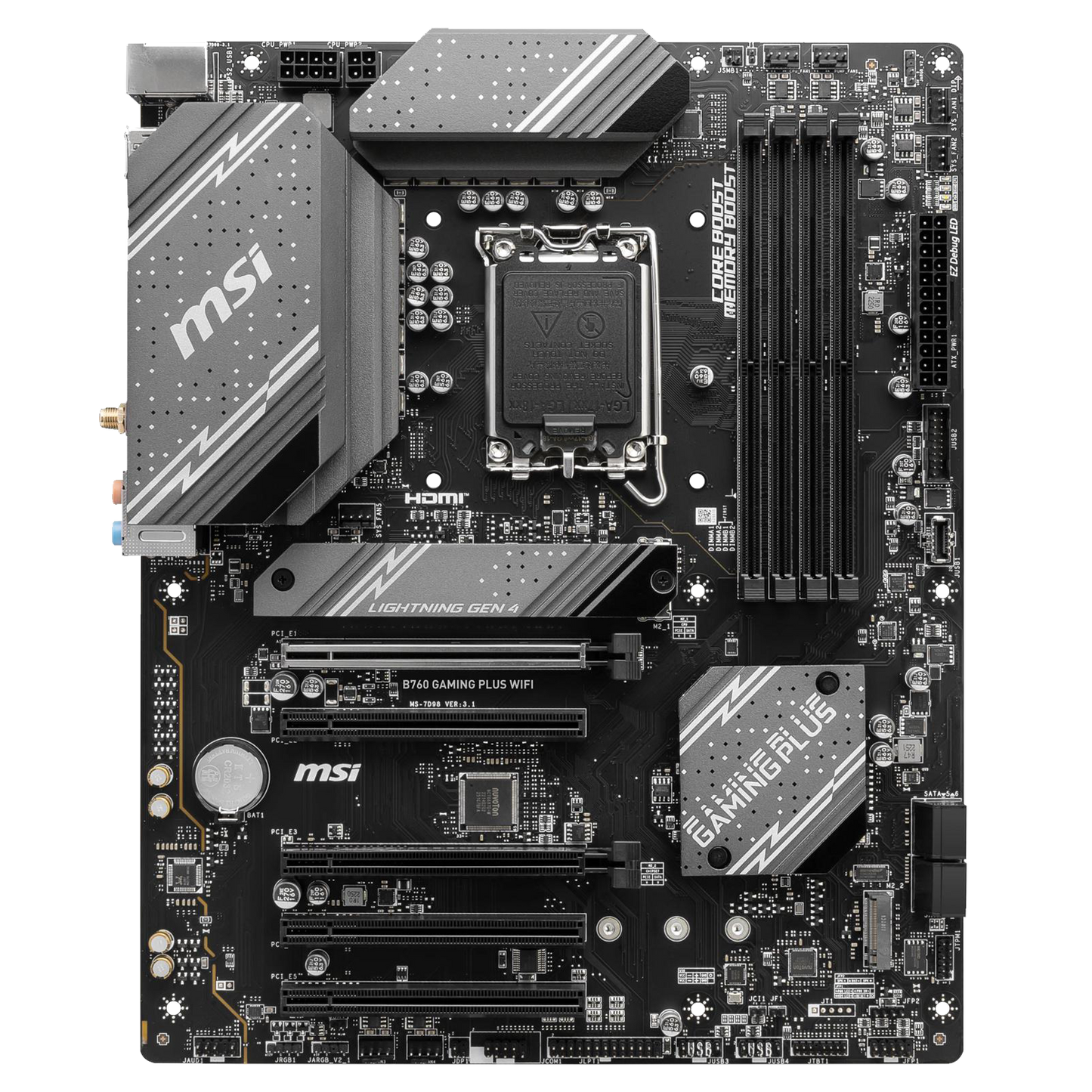 MSI B760 GAMING PLUS WIFI LGA 1700 DDR5