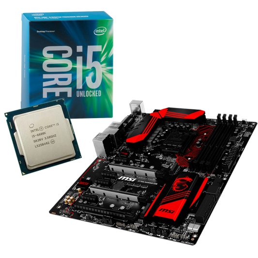 Combo - Intel Core™ i5-6600K + Z170A GAMING M5  - USADO